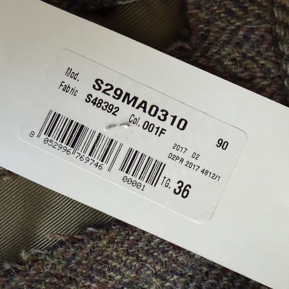 Maison Martin Margiela Olive and Brown Skirt - Picture 3 of 6